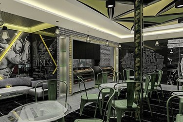 kris gethin cafe interior area Prag Opus Project