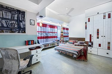 modern bedroom - home interior designer